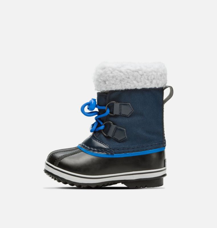 Sorel Childrens Yoot Pac™ Nylon - Kids Snow Boots Navy/Blue - 312768OZP